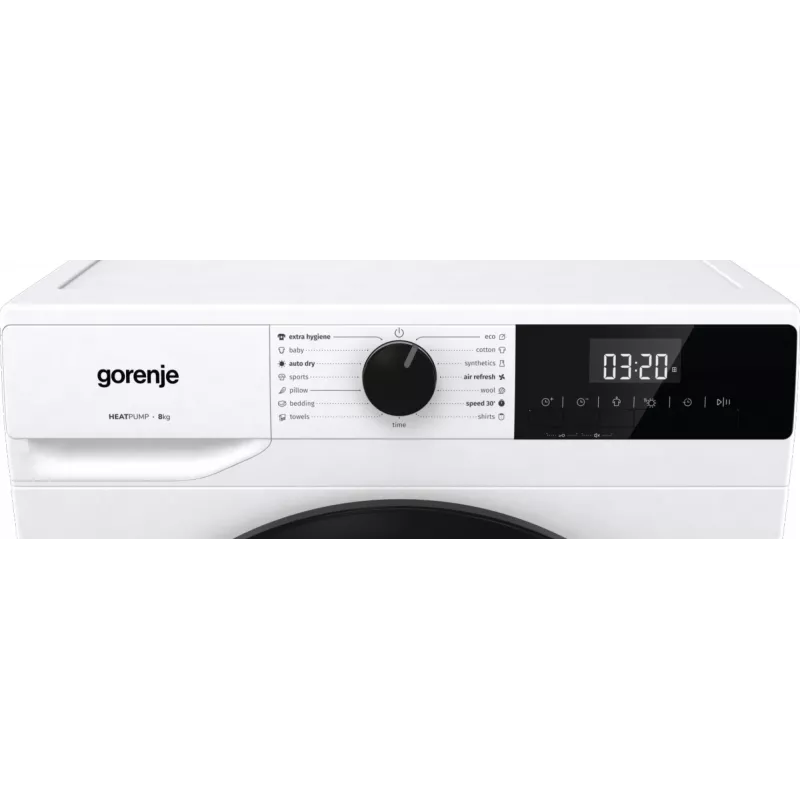 Gorenje DHNE83 skalbinių džiovyklė Pastatoma Priekinė įkrova 8 kg Balta