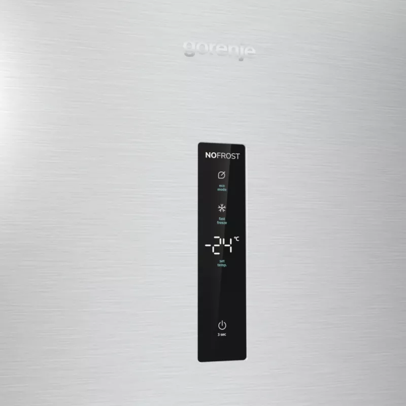 Gorenje Šaldiklis FN619DAXL6 BK065B, 280 L, 12.6 kg/24h, SN-N, No Frost sistema, D, Pilka