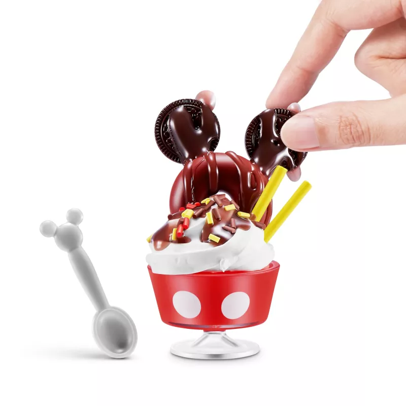 Mini brendų kurti „Disney“ užkandžiai, 1 serija, kapsulė, virtuvė, 8 m., įdėtos baterijos, LR44, įvairiaspalvė