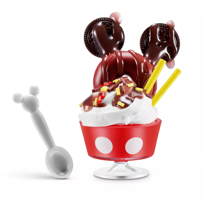 Mini brendų kurti „Disney“ užkandžiai, 1 serija, kapsulė, virtuvė, 8 m., įdėtos baterijos, LR44, įvairiaspalvė