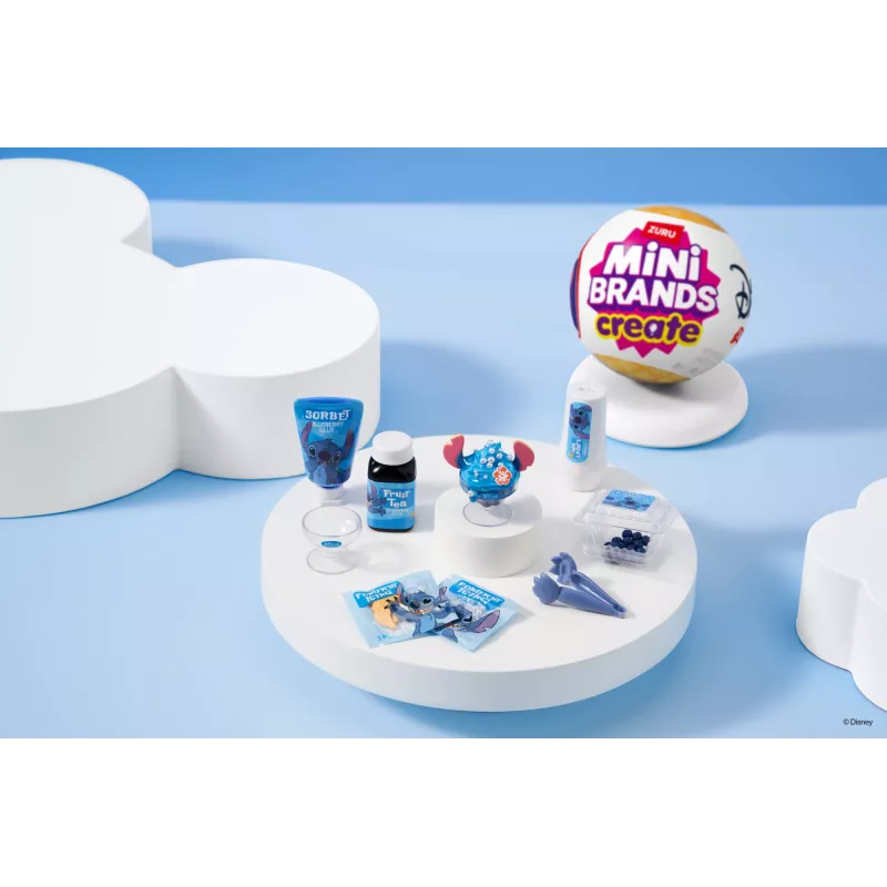 Mini brendų kurti „Disney“ užkandžiai, 1 serija, kapsulė, virtuvė, 8 m., įdėtos baterijos, LR44, įvairiaspalvė