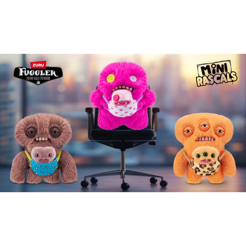 “ZURU Fuggler Mini Rascals 9 colių asortimentas 1 serija (Dvigubas vargas)”