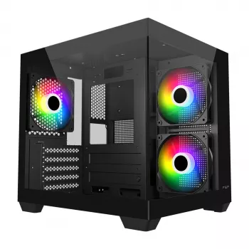 Fortron FSP Geh Mini S140 BA mikro-ATX / M-ITX korpusas, ARGB, juodas