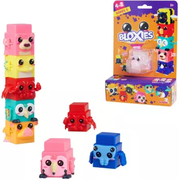 Žaislų figūrėlių rinkinys, Simba-Dickie Bloxies 2 serija — 4 asorti figūrėlės