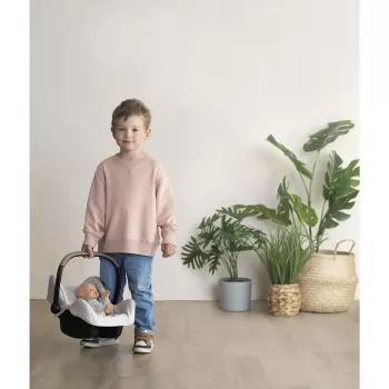 Lėlės automobilinė kėdutė Simba-Dickie Maxi-Cosi, smėlio spalvos — aksesuaras lėlėms