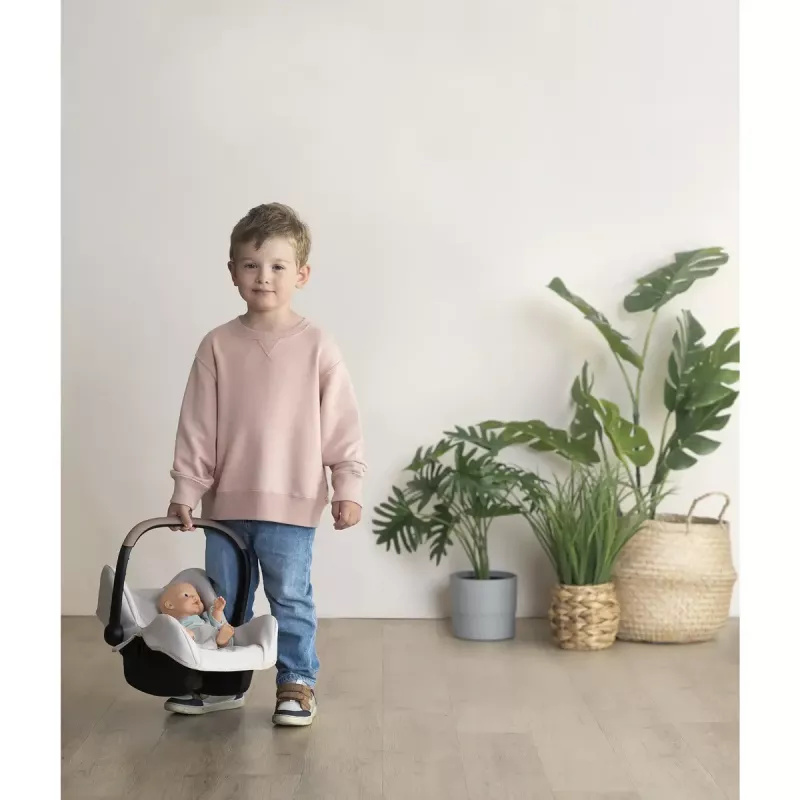 Lėlės automobilinė kėdutė Simba-Dickie Maxi-Cosi, smėlio spalvos — aksesuaras lėlėms