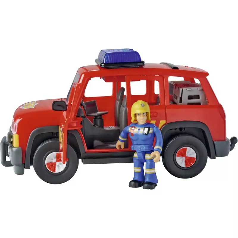 Žaislinė transporto priemonė Simba‑Dickie Fireman Sam First Responder Vehicle – žaidimų rinkinio automobilis gelbėjimo vaidmenų žaidimams