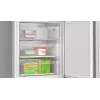 Bosch Serie 4 KGN492IAF šaldytuvas-šaldiklis, laisvai pastatomas, 440 L, nerūdijantis plienas