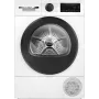 Bosch Serie 6 WQG243D41 džiovyklė Laisvai pastatoma Priekinis įkrovimas 9 kg Balta