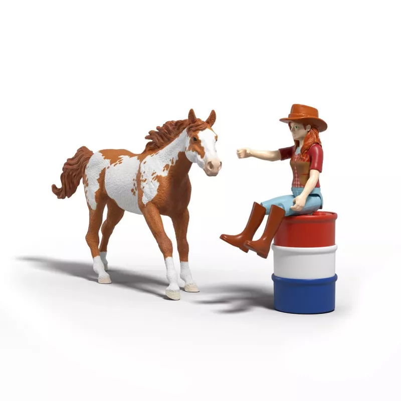 schleich HORSE CLUB Hannah's Western Adventures, 5 metai(ų), Arkliai, Įvairiaspalvis, Plastikas