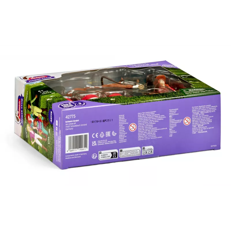 schleich HORSE CLUB Hannah's Western Adventures, 5 metai(ų), Arkliai, Įvairiaspalvis, Plastikas