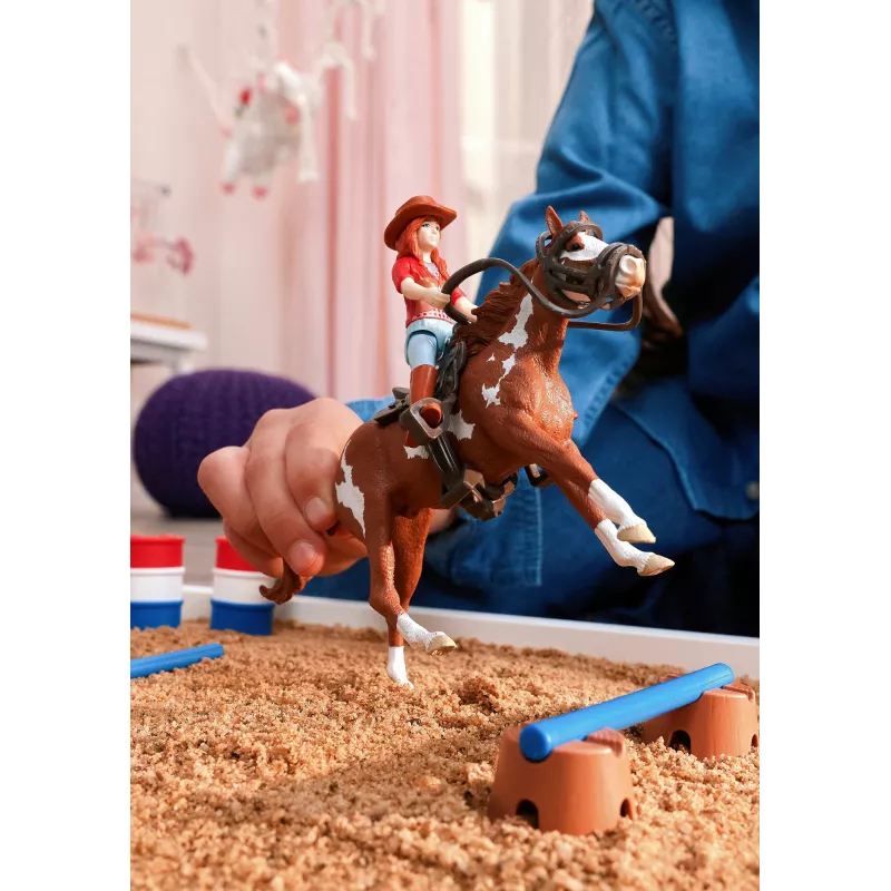 schleich HORSE CLUB Hannah's Western Adventures, 5 metai(ų), Arkliai, Įvairiaspalvis, Plastikas
