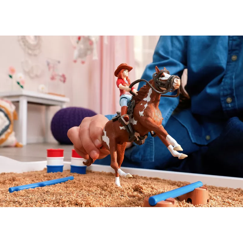 schleich HORSE CLUB Hannah's Western Adventures, 5 metai(ų), Arkliai, Įvairiaspalvis, Plastikas