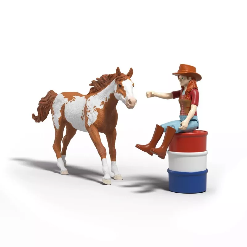 schleich HORSE CLUB Hannah's Western Adventures, 5 metai(ų), Arkliai, Įvairiaspalvis, Plastikas