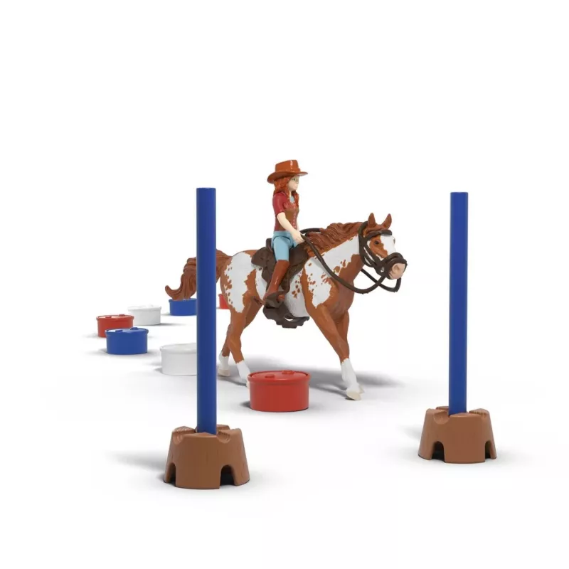 schleich HORSE CLUB Hannah's Western Adventures, 5 metai(ų), Arkliai, Įvairiaspalvis, Plastikas