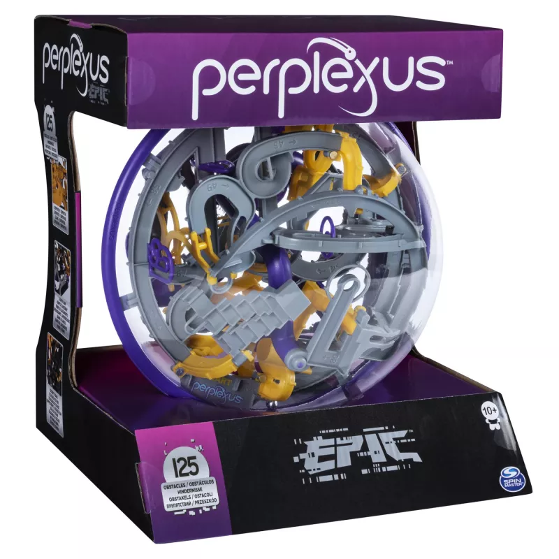 „Perplexus Epic“ žaidimas, 3D labirinto galvosūkis su 125 kliūtimis (leidimas gali skirtis), išbandyk savo sugebėjimus