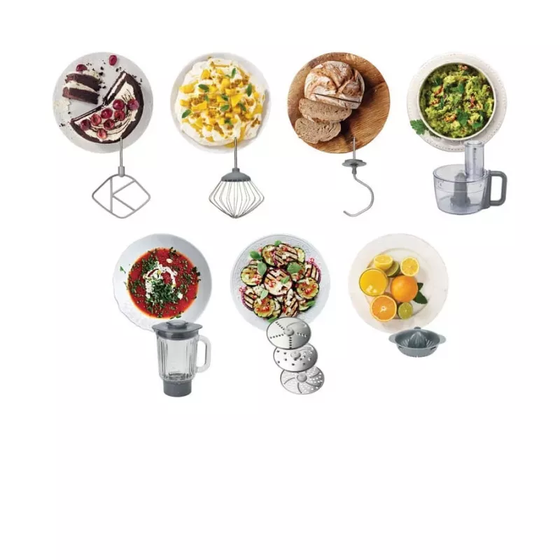 Kenwood Prospero+ White KHC29A.J0WH virtuvės kombainas 1000 W 4,3 L Nerūdijantis plienas, Balta