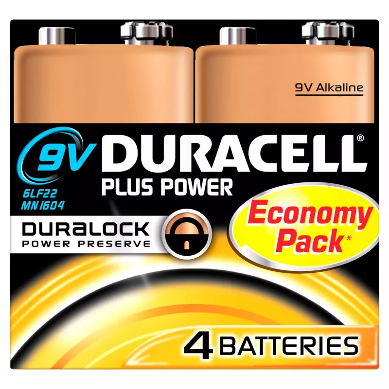 Duracell Plus Power vienkartinė baterija 9V šarminė