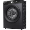 Hisense WD3S8043BB3 skalbinių skalbyklė-džiovyklė Laisvai pastatoma Priekinio įkrovimo Juoda