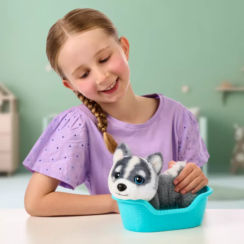 Moose Toys Little Live Pets My Really Real Puppy Mini's - Aurora Husky