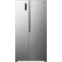 Šaldytuvas Gorenje Side by side NRS917E41X SI, laisvai pastatomas, amerikietiškos durys, pilka, 2 durys, jutiklinis valdymas, LED