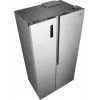 Šaldytuvas Gorenje Side by side NRS917E41X SI, laisvai pastatomas, amerikietiškos durys, pilka, 2 durys, jutiklinis valdymas, LED