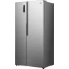 Šaldytuvas Gorenje Side by side NRS917E41X SI, laisvai pastatomas, amerikietiškos durys, pilka, 2 durys, jutiklinis valdymas, LED