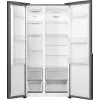 Gorenje HZF55082 NRS917E41BX G400, laisvai pastatomas, amerikietiškos durys, juoda, 2 durys (-ų), lietimui jautrus, LED