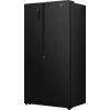Gorenje HZF55082 NRS917E41BX G400, laisvai pastatomas, amerikietiškos durys, juoda, 2 durys (-ų), lietimui jautrus, LED