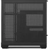 Tower tipo korpusas APNX V2-F-BK-v1 su trimis grūdinto stiklo panelėmis, juodas