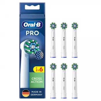 Oral-B CrossAction 6 vnt. Balti