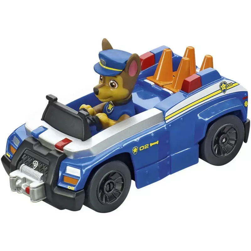 Žaislinis lenktynių trekas CARRERA FIRST Paw Patrol - Pasiruošęs veiksmui, vaikiškas slotinių mašinėlių rinkinys