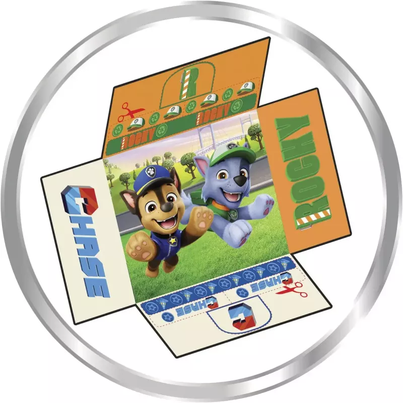 Žaislinis lenktynių trekas CARRERA FIRST Paw Patrol - Pasiruošęs veiksmui, vaikiškas slotinių mašinėlių rinkinys