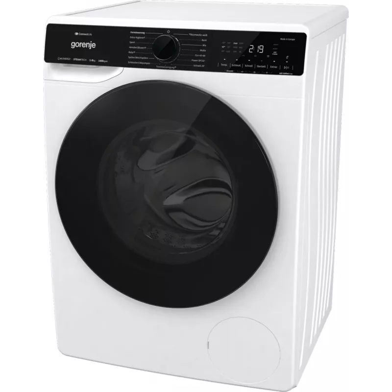 Gorenje WPNA84A2TS skalbimo mašina priekinio įkrovimo 8 kg 1400 aps./min. Juoda, Balta