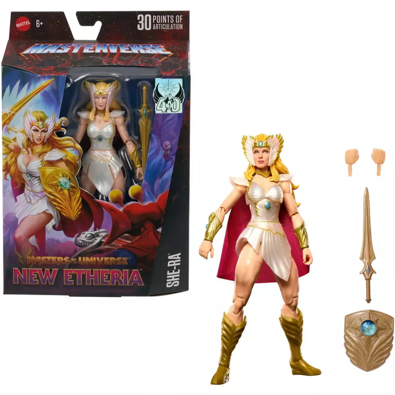 Veiksmo figūrėlė MATTEL Masterverse New Etheria She-Ra JBP83 – kolekcinis lankstus personažas