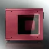 RAIJINTEK METIS PLUS Mini bokšto korpusas raudonas — Mini-ITX, 1x 3,5 colio lizdas, 4x 2,5 colio lizdai, 120 mm ventiliatoriai