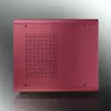 RAIJINTEK METIS PLUS Mini bokšto korpusas raudonas — Mini-ITX, 1x 3,5 colio lizdas, 4x 2,5 colio lizdai, 120 mm ventiliatoriai