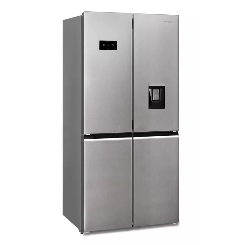 Sharp SJ-NFA35IHDPD-EU šaldytuvas side-by-side, pastatomas, 487 l, nerūdijantis plienas