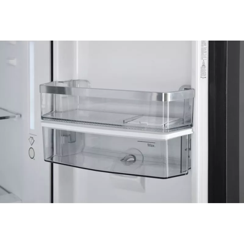 Sharp SJ-NFA35IHDPD-EU šaldytuvas side-by-side, pastatomas, 487 l, nerūdijantis plienas