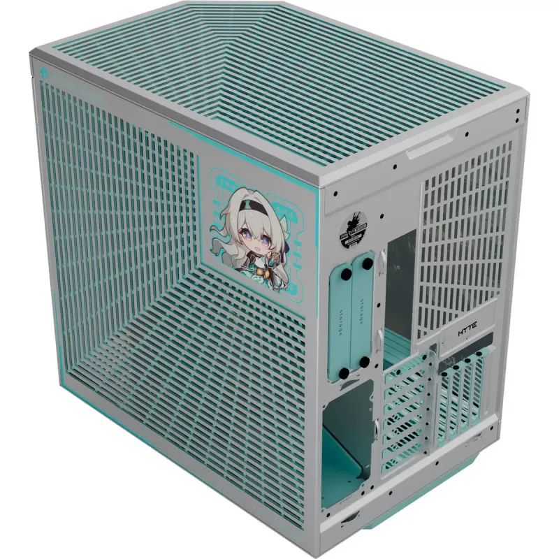 Kompiuterio korpusas HYTE Y70 Firefly Edition Grūdintas stiklas — Vidutinio bokšto ATX suderinamas