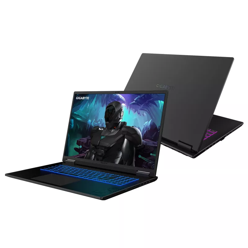 Nešiojamasis kompiuteris GIGABYTE GAMING A18 3WHK3DEC64SH — AMD Ryzen 7 260, 18 colių WQXGA, 32 GB DDR5, 1 TB SSD, RTX 5070, Windows 11
