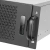 SILVERSTONE SST-RM31 stelažinis serverio korpusas — stelažinis formos faktorius, palaikymas SFX/SFX-L maitinimo šaltiniams, 2×3,5 colio + 2×2,5 colio nišos, USB 3.2 Gen1