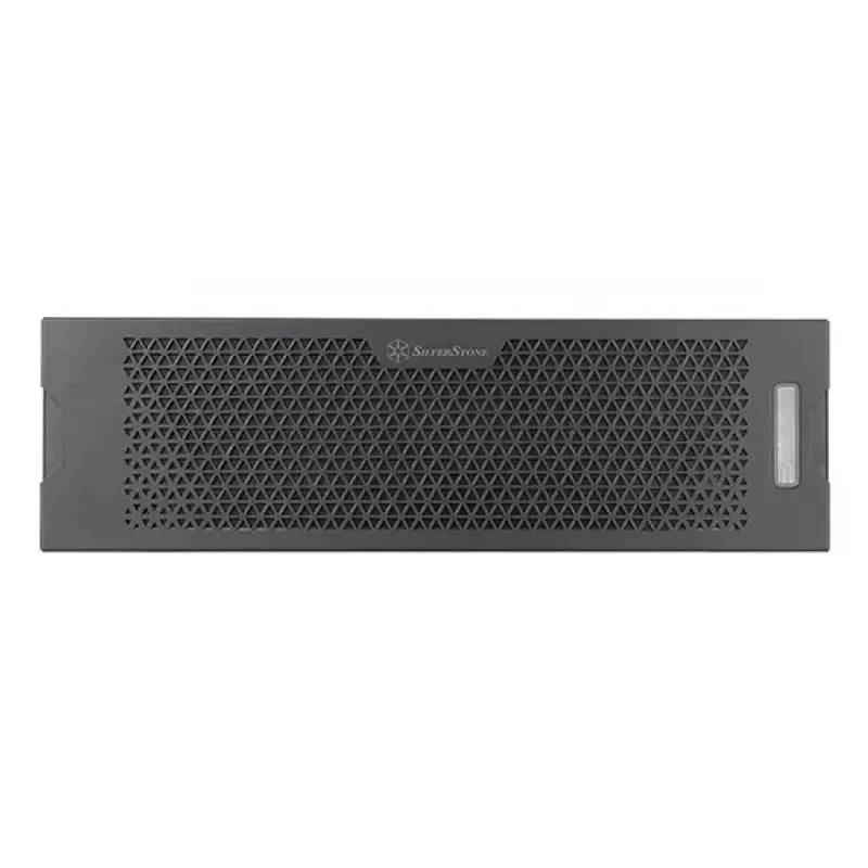 SILVERSTONE SST-RM31 stelažinis serverio korpusas — stelažinis formos faktorius, palaikymas SFX/SFX-L maitinimo šaltiniams, 2×3,5 colio + 2×2,5 colio nišos, USB 3.2 Gen1