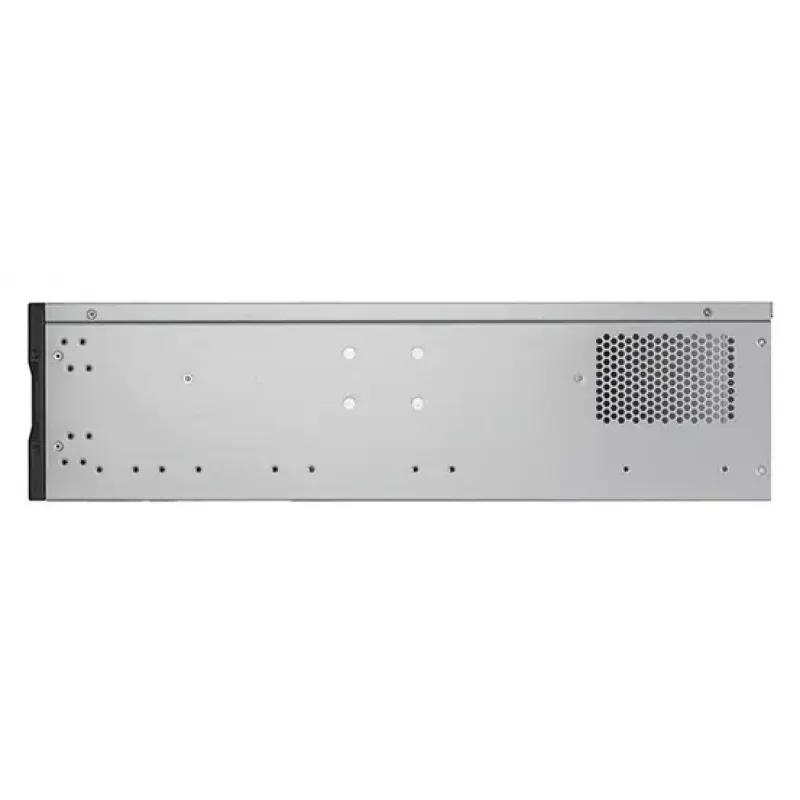 SILVERSTONE SST-RM31 stelažinis serverio korpusas — stelažinis formos faktorius, palaikymas SFX/SFX-L maitinimo šaltiniams, 2×3,5 colio + 2×2,5 colio nišos, USB 3.2 Gen1