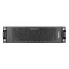 SILVERSTONE SST-RM31 stelažinis serverio korpusas — stelažinis formos faktorius, palaikymas SFX/SFX-L maitinimo šaltiniams, 2×3,5 colio + 2×2,5 colio nišos, USB 3.2 Gen1