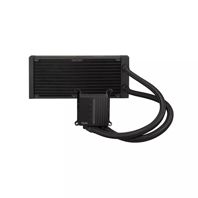 Viskas viename skysčio aušintuvas ASUS ProArt LC 240, 120 mm ventiliatoriai, juodas, palaiko LGA1700/AM5/AM4/115x/1200