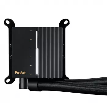 Viskas viename skysčio aušintuvas ASUS ProArt LC 240, 120 mm ventiliatoriai, juodas, palaiko LGA1700/AM5/AM4/115x/1200