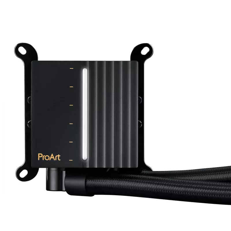 Viskas viename skysčio aušintuvas ASUS ProArt LC 240, 120 mm ventiliatoriai, juodas, palaiko LGA1700/AM5/AM4/115x/1200