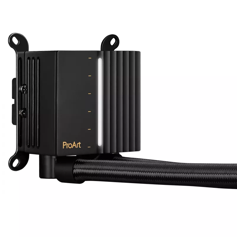 Viskas viename skysčio aušintuvas ASUS ProArt LC 240, 120 mm ventiliatoriai, juodas, palaiko LGA1700/AM5/AM4/115x/1200