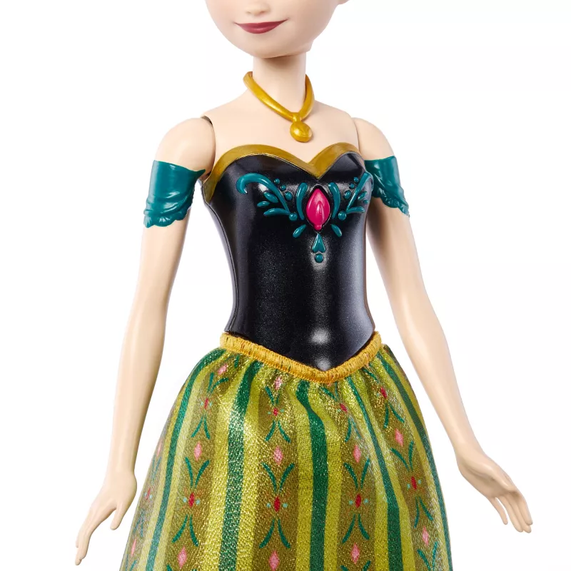 Disney Frozen Dainuojanti Anna lėlė dainuoja „For the First Time in Forever“ 4 kalbomis iš filmo